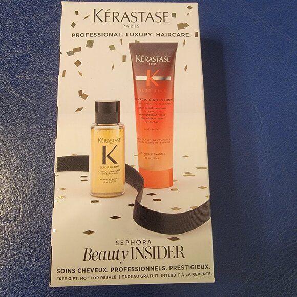 Kerastase 8H Night Serum & Hair Oil Sephora Beauty Insider Birthday Gift NIB - Picture 8 of 12